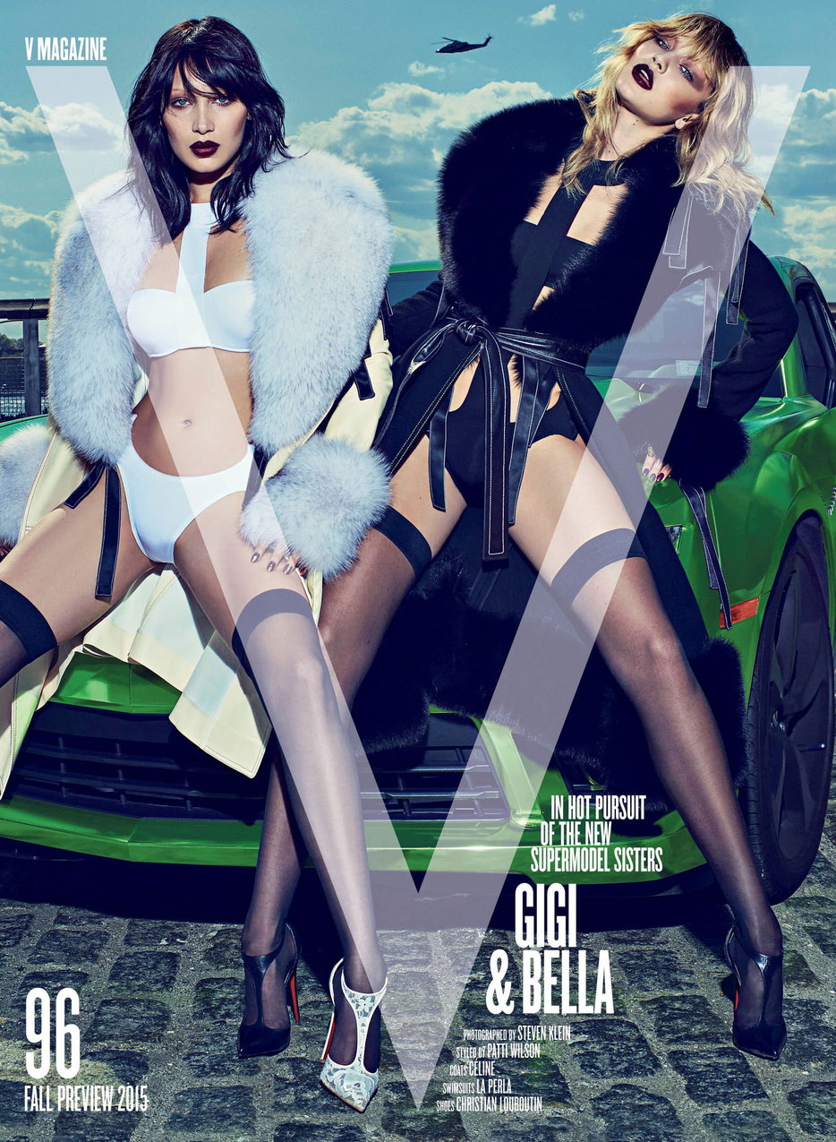 MATERIALS_072015/MODA_ZAGRANICZNA/NEWSY/TOP 10 OKLADEK MAGAZYNOW MODY 2015 ROKU/10. bella i gigi hadid na okladce V Magazine.jpg
